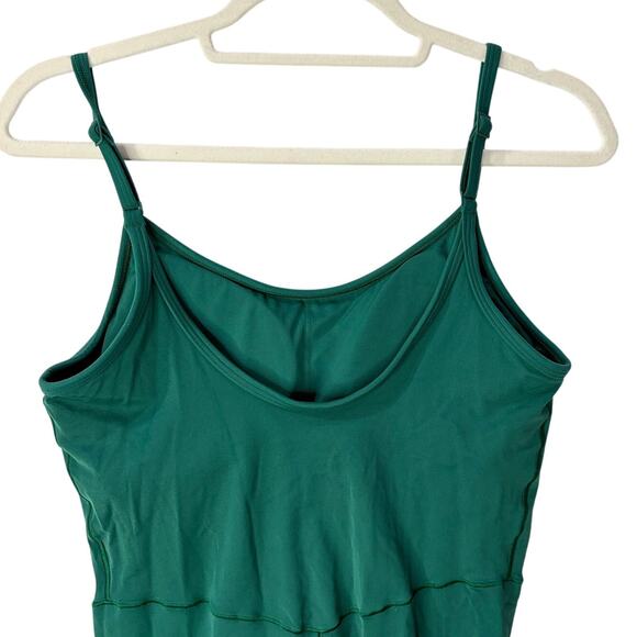 Offline by Aerie Size M Real Me Xtra Green Flare Jumpsuit One Piece Workout Yoga - Picture 10 of 14